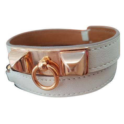 bracelet en cuir femme hermes|bracelet hermes original.